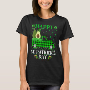 Buffalo Pset Green Truck Avocado Fruit St Patric T-shirt
