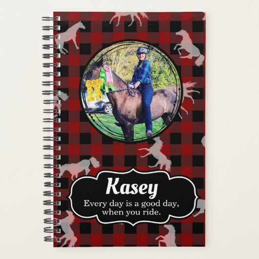 Buffalo Pset Horse Pattern Foto Planner (Voorkant)
