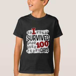Buffalo Pset I overleed 100 dagen aan schoolstuden T-shirt