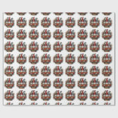 Buffalo Pset-kerstgnomen Cadeaupapier (Vlak)