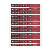 Buffalo Pset-kersttijdadreslabels (Vel)