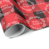 Buffalo Pset Merry Kerstmis Cadeaupapier (Rol Hoek)