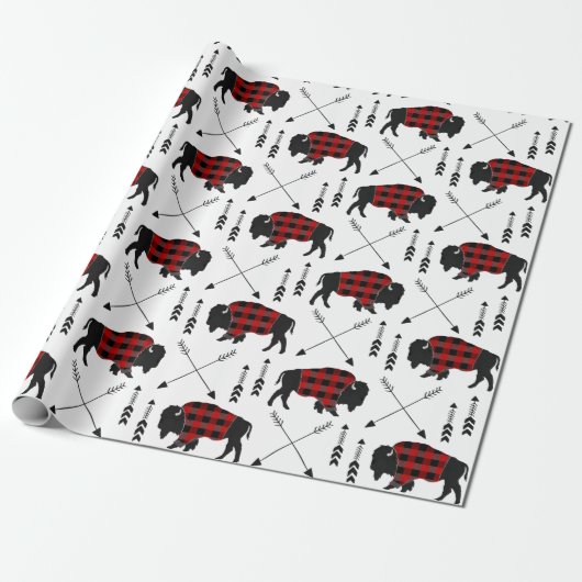 Buffalo Pset-overvulling Cadeaupapier (Uitgerold)
