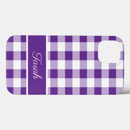 Buffalo Pset Pattern Paars White Personaliseren Case-Mate iPhone Case (Achterkant (horizontaal))