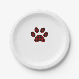 Buffalo Pset Paw print Dog of Cat Lovers Christma Papieren Bordje