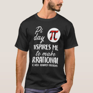Buffalo Pset Pi Symbool Pi Dag geïnspireerd me Wis T-shirt