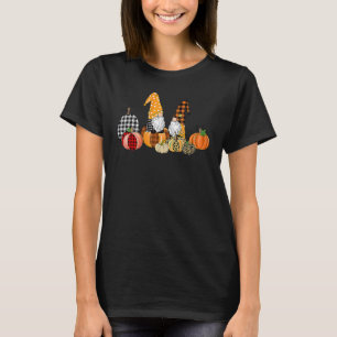 Buffalo Pset Pumpkin Gnomes Herfst herfst Thanksgi T-shirt