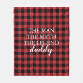 Buffalo Pset Rustic Keepomwille Vaderdag Cadeft Fleece Deken (Voorkant)