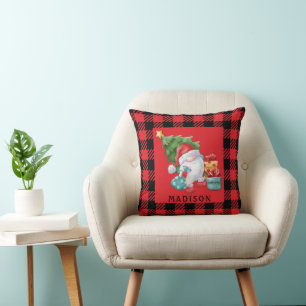 Buffalo Pset-Sierkussen met kerstgeit Kussen