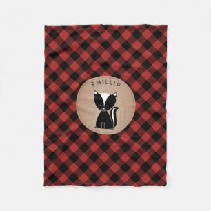 Buffalo Pset Skunk Kinder Fleece Blanket Deken