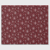 Buffalo Pset sneeuwflake kerstmis Cadeaupapier (Vlak)