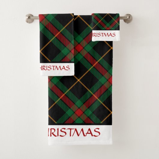 Buffalo Pset Tartan Kerst Bad Handdoek (Insitu)