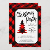 Buffalo Pset Tree-kerstfeest Kaart (Voorkant / Achterkant)