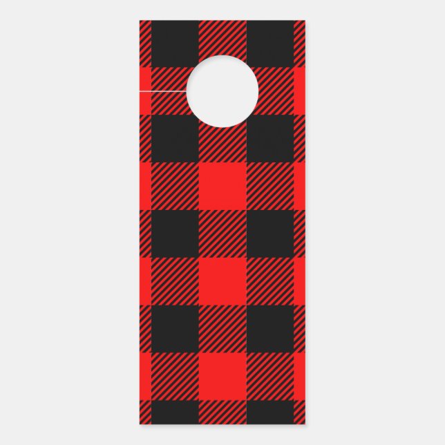Buffalo Red en Black Lumberjack Pset Decor (Voorkant)