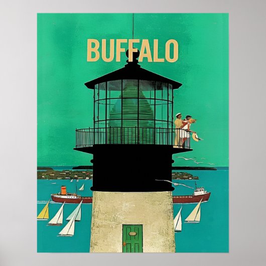 Buffalo-reisposter poster (Voorkant)