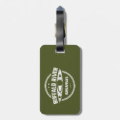 Buffalo River, Arkansas Bagagelabel (Achterkant verticaal)