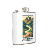 Buffalo River Arkansas Kleuren Heupfles (Rechts)