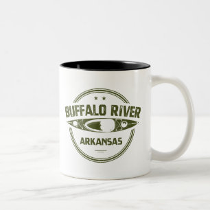 Buffalo River, Arkansas Tweekleurige Koffiemok