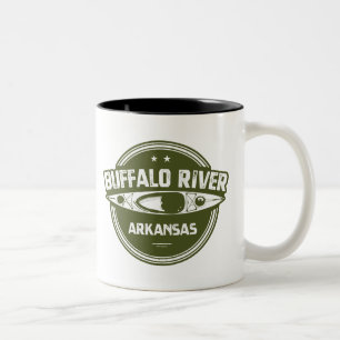 Buffalo River, Arkansas Tweekleurige Koffiemok