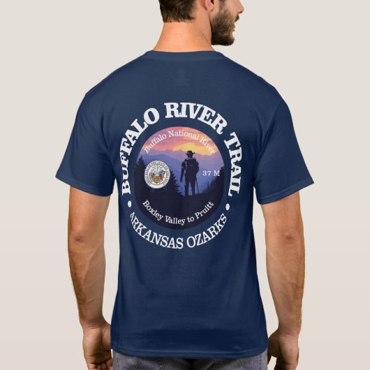 Buffalo River Trail (rd2) T-shirt (Achterkant)