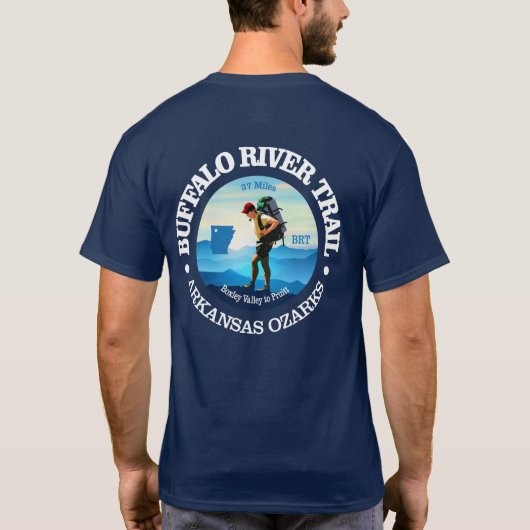 Buffalo riviertrail (C) T-shirt (Achterkant)