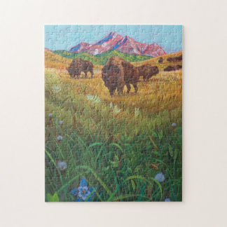 Buffalo Roam Puzzle Legpuzzel
