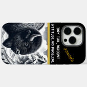 Buffalo Roaming beroemd gemaakt door Snowy Mountai Case-Mate iPhone Case (Achterkant (horizontaal))