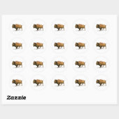 Buffalo Ronde Sticker (Vel)