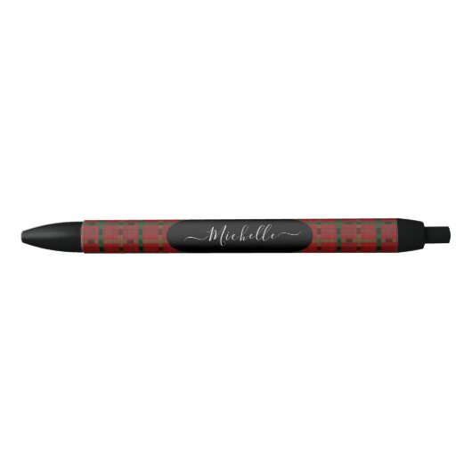 Buffalo Rood Plaid Medium Gift Zwarte Inkt Pen (Voorkant)