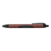 Buffalo Rood Plaid Medium Gift Zwarte Inkt Pen (Bovenkant)