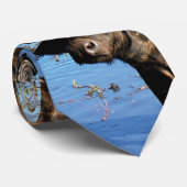 Buffalo safari-stropdassen stropdas (Opgerold)