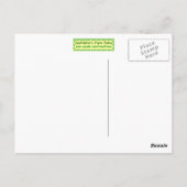 Buffalo Silhouette Briefkaart (Achterkant)