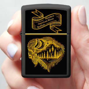 Buffalo Silhouette met Bergen Ontwerper