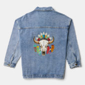 Buffalo Skull Native American Emblem (Verso)