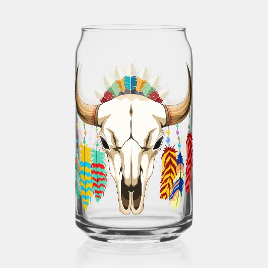Buffalo Skull Native American Emblem (Recto)