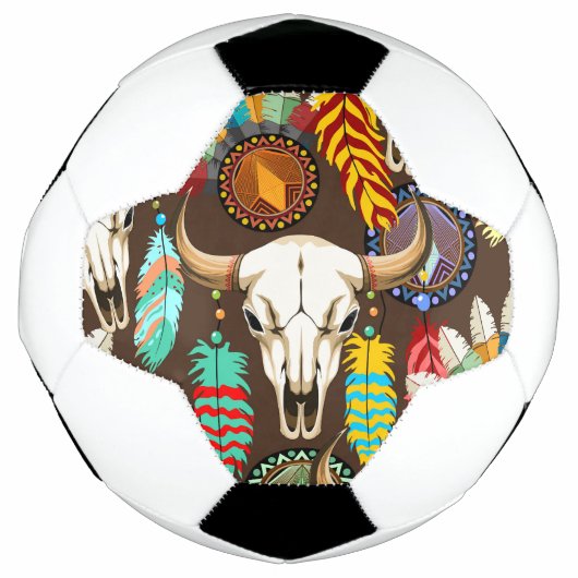 Buffalo Skull Native American Emblem (Devant)