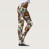 Buffalo Skull Native American Emblem Leggings (Rechts)