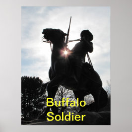 Buffalo Soldaat-Poster Poster