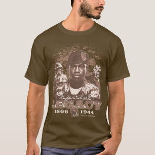Buffalo Soldaten Legacy op Mannen bruine T-shirt