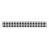 Buffalo Spelzwart en wit ID603 Grosgrain Lint (Voorkant)