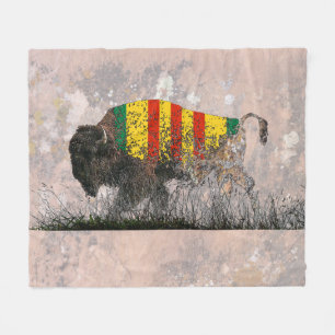Buffalo Spirit "Vietnam Veteraan" Fleece Deken
