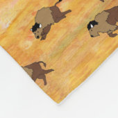 Buffalo Stampede Fleece Blanket (Hoek)