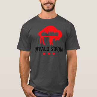Buffalo sterke riem voor Buffalo amerikaanse vlag  T-shirt