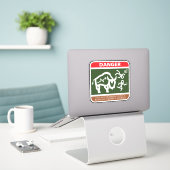 Buffalo Summer Sticker (Laptop op bureau)