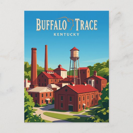 Buffalo Trace Distillery VS Briefkaart (Voorkant)
