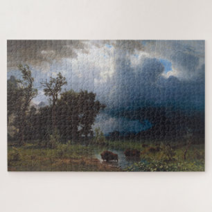 Buffalo Trail, het aanstaande Storm, Albert Bierst Legpuzzel