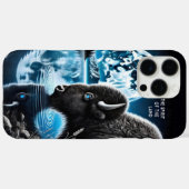 Buffalo Tranquillity onder sterrenhemel Case-Mate iPhone Case (Achterkant (horizontaal))