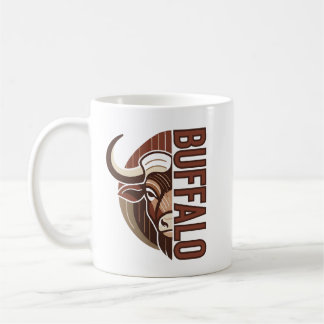 buffalo typografie mokken ontwerp