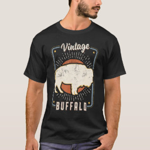 Buffalo Vintage Retro Klassieke Dierenliefde 1 T-shirt