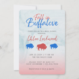 Buffalo Vrijgezellenfeest uitnodigen Kaart